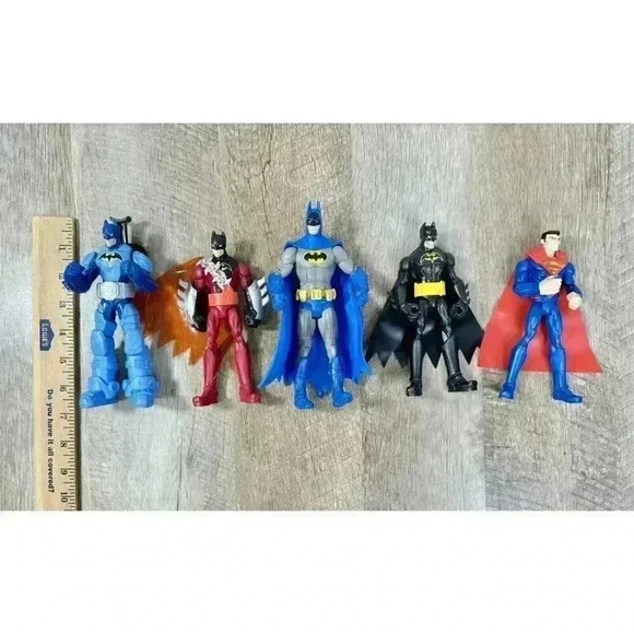 Batman Superman Action Figure Lot DC Comics 2011 2012 Mattel Ninja Power Attack - Picture 2 of 10